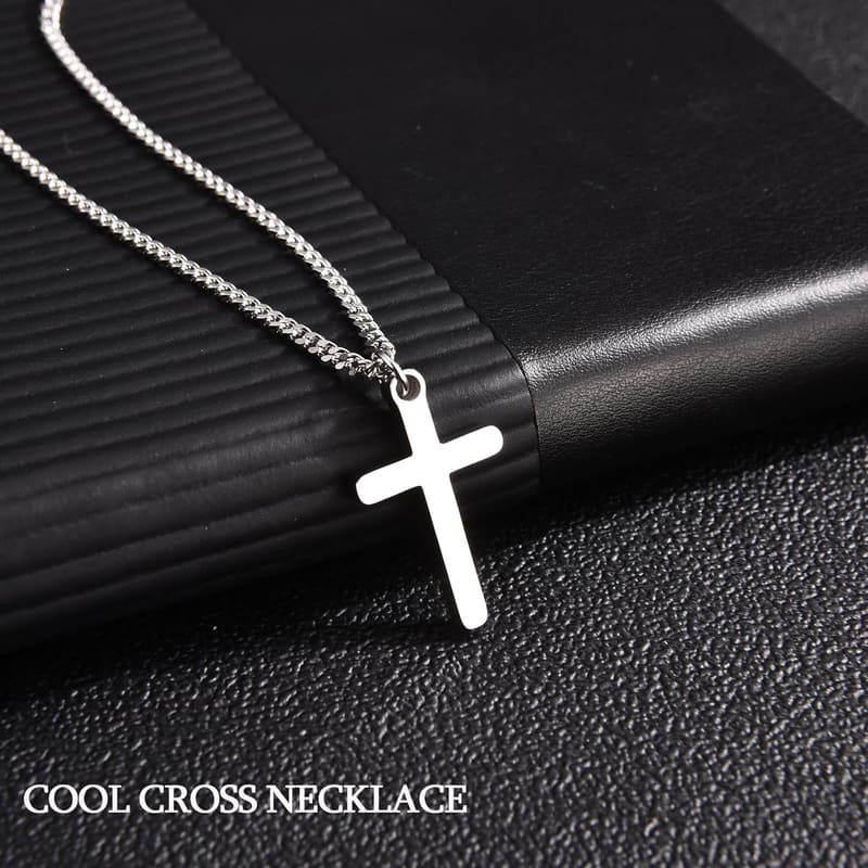 Baptism Cross Necklace for Boys - Graduation & Gift Occasions