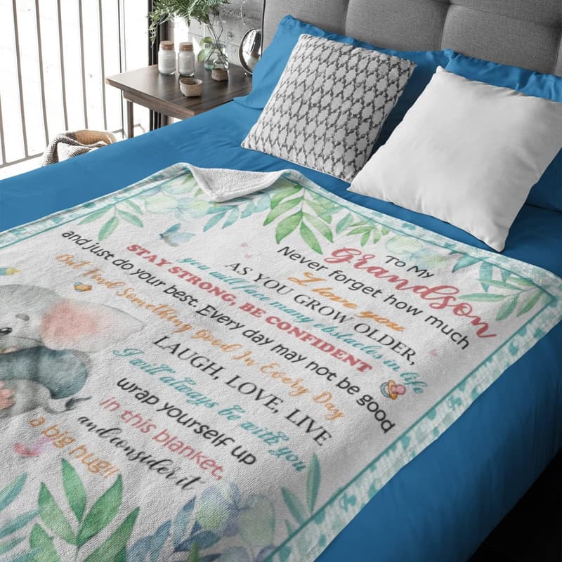 Grandson Birthday Blanket, 40