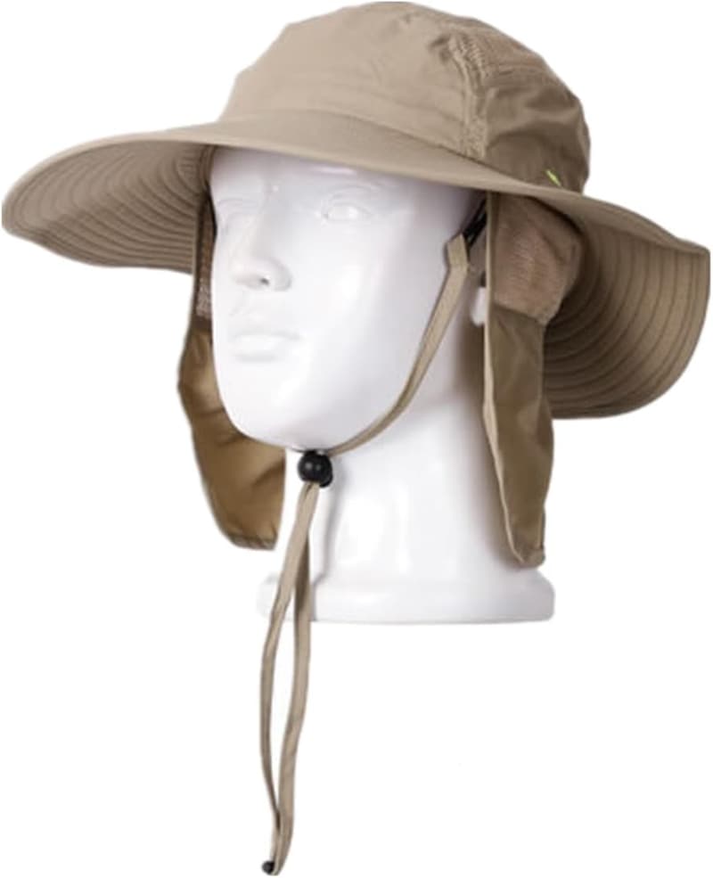UPF 50+ Wide Brim Fishing Hat for Men & Women