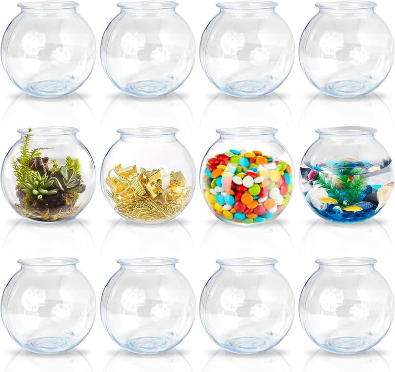 16 oz Unbreakable Plastic Ivy Bowls - 12 Pack for Parties