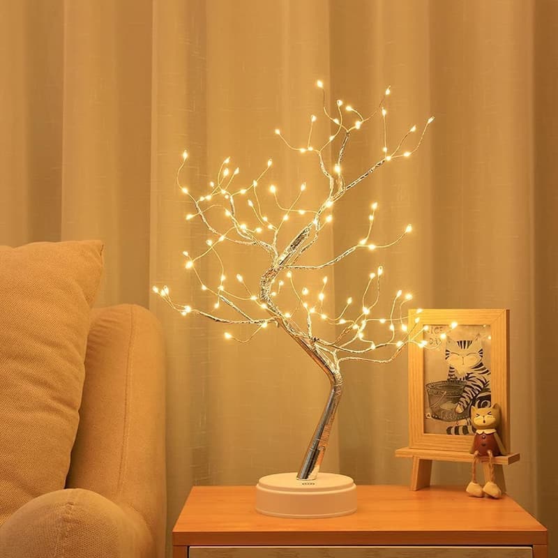 USB/Battery-Powered 108 LED Twinkle Tree Lights for Christmas