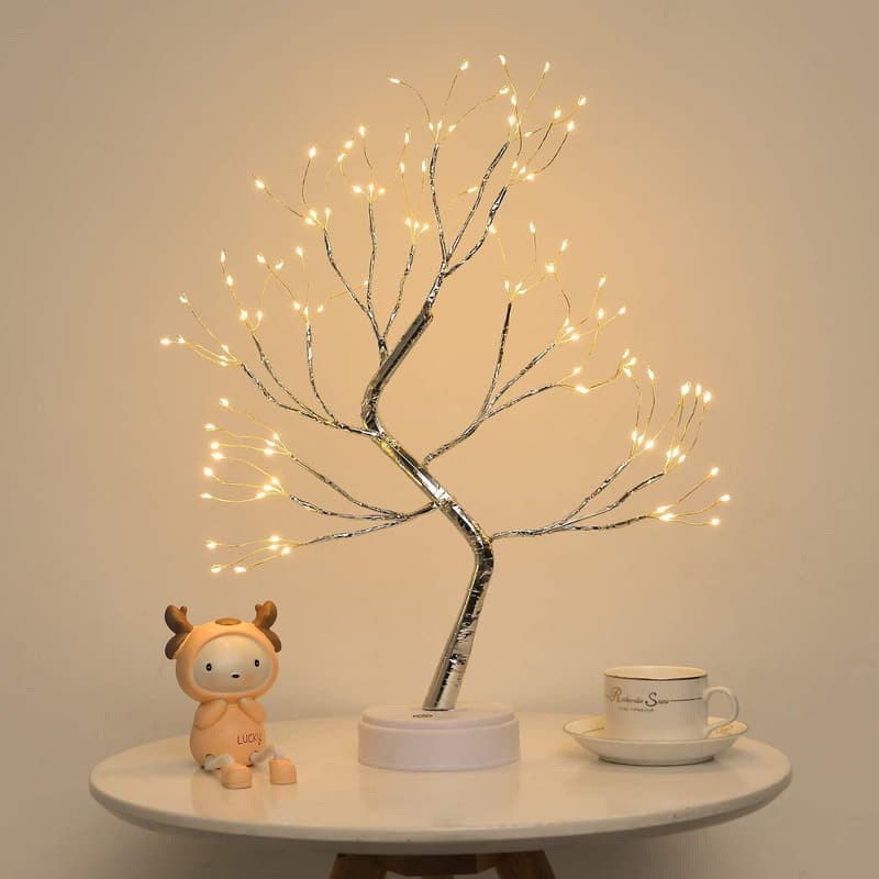 USB/Battery-Powered 108 LED Twinkle Tree Lights for Christmas
