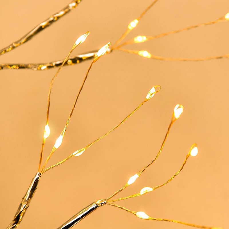 USB/Battery-Powered 108 LED Twinkle Tree Lights for Christmas