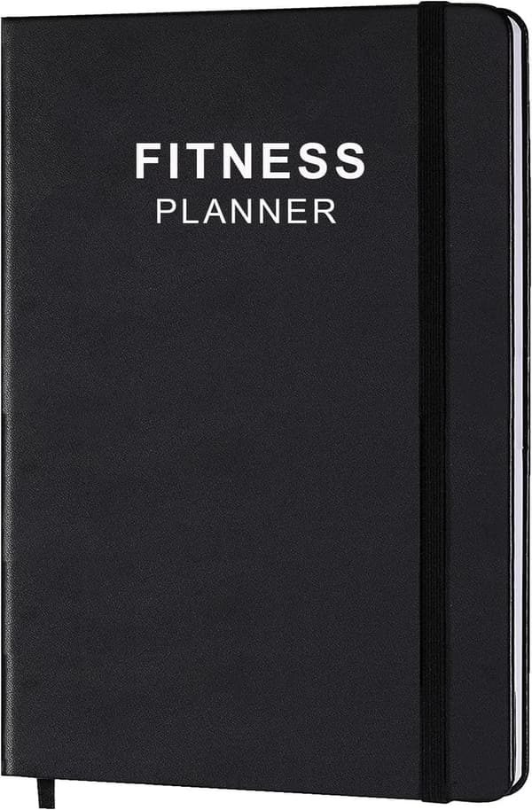 Fitness Planner A5 Hardcover Journal for Health & Wellness