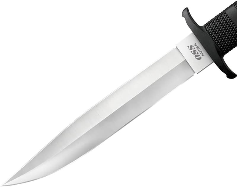 AUS8A Tactical Hunting Knife with Kray-Ex Handle and Sheath