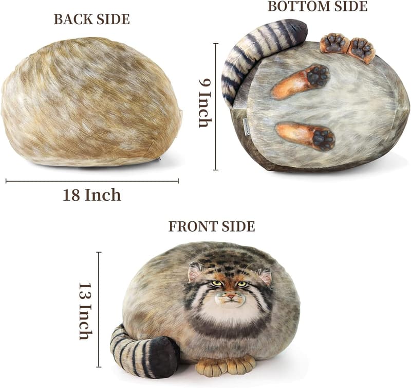 Cute Pallas Cat Plush Toy - 18