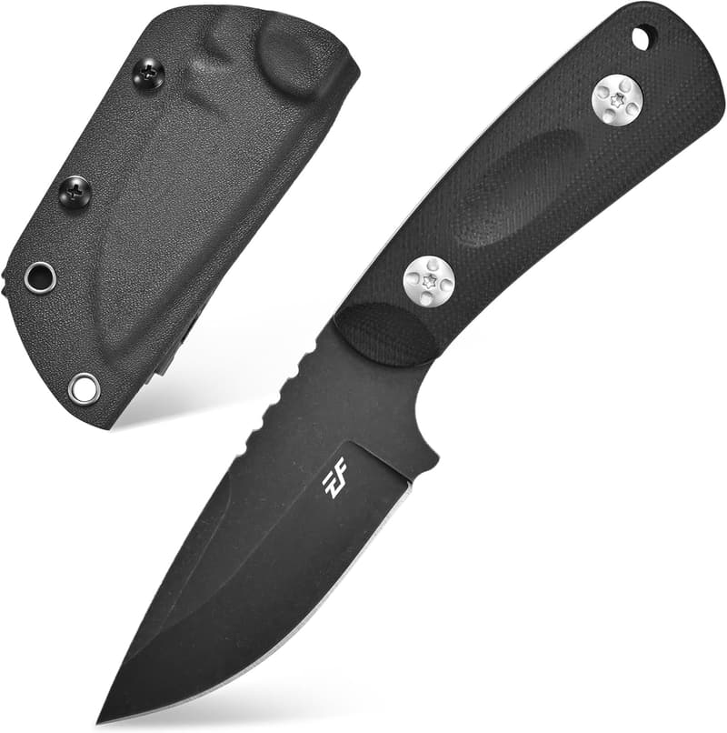 Eafengrow EF121 Outdoor Fixed Blade Knife with Kydex Sheath