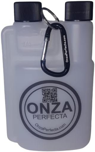 8 oz Plastic Liquor Flask with Shot Glass and Carabiner