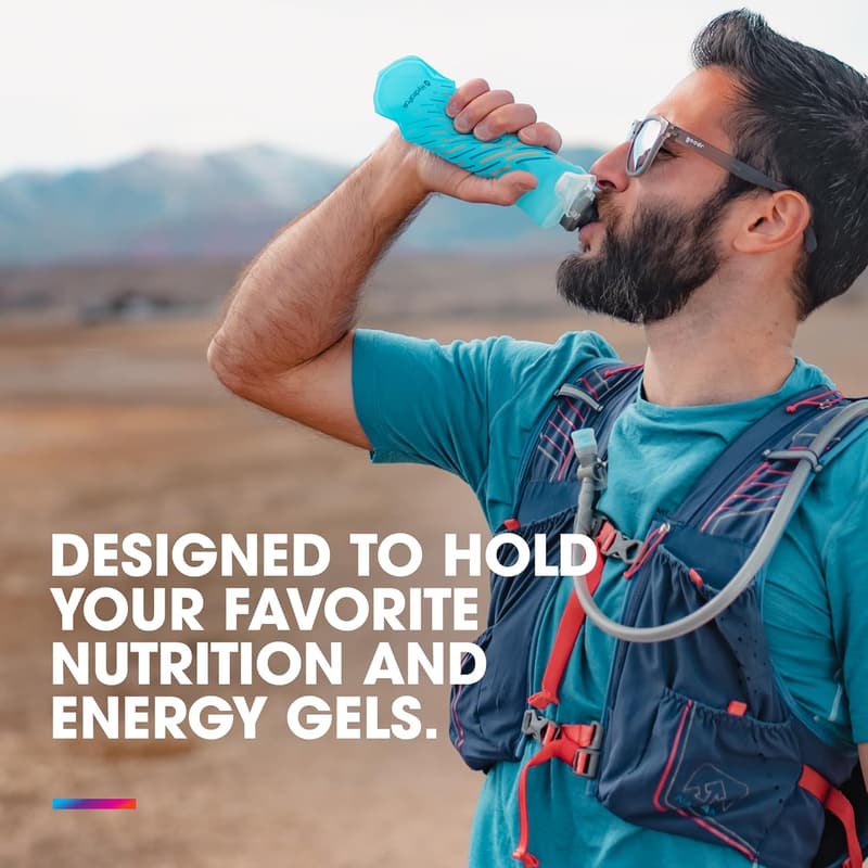 HydraPak SoftFlask - Collapsible BPA-Free Nutrition Flask