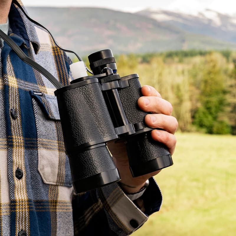 Gameday Binocular Flask - 16 oz Black Hidden Barware