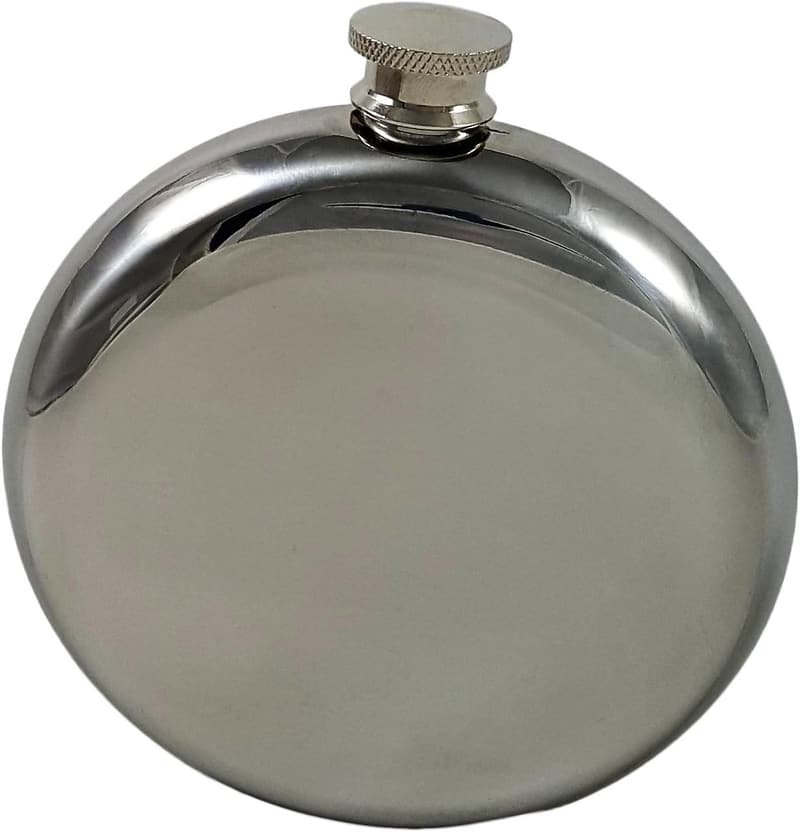 Flask Gift Set with Shot Glasses & Funnel in Black Box