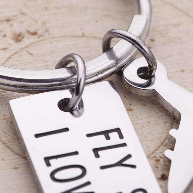 Pilot Flight Safe Keychain for Teen Boys & Men - Perfect Gift