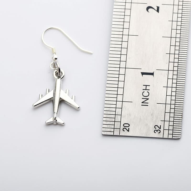 Aviation Themed Airplane Earrings for Travel Enthusiasts