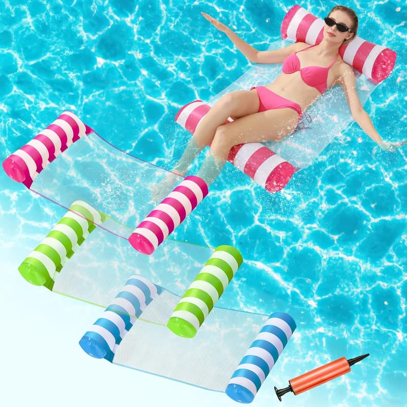 4-in-1 Inflatable Pool Hammock for Summer Fun