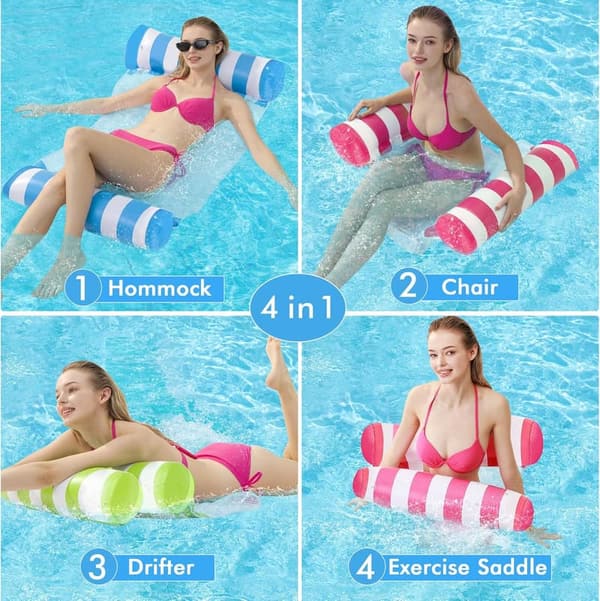 4-in-1 Inflatable Pool Hammock for Summer Fun