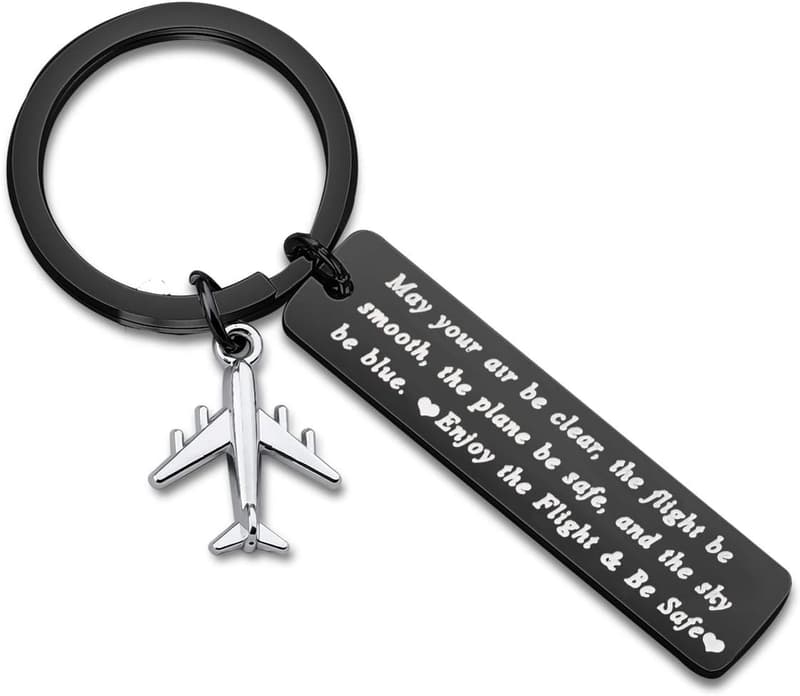 Fly Safe Keychain for Pilots and Flight Attendants