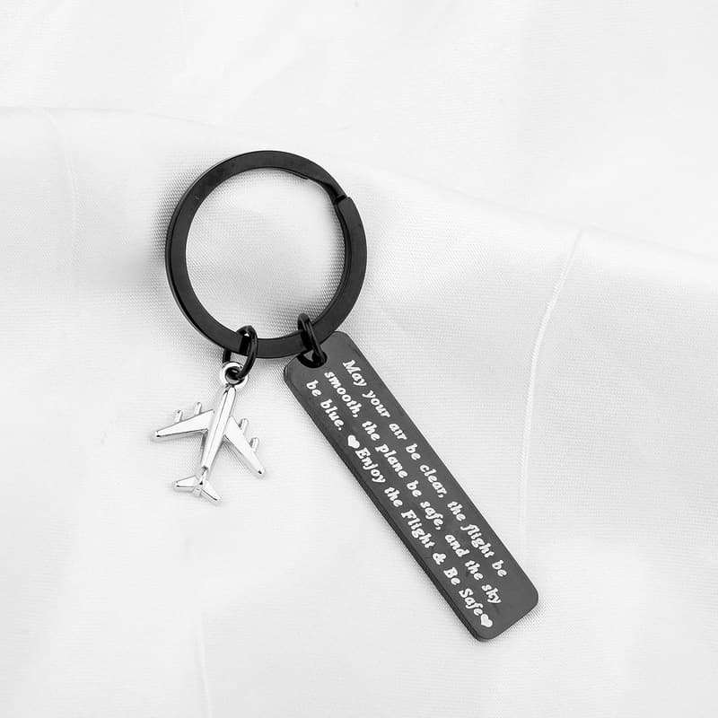 Fly Safe Keychain for Pilots and Flight Attendants
