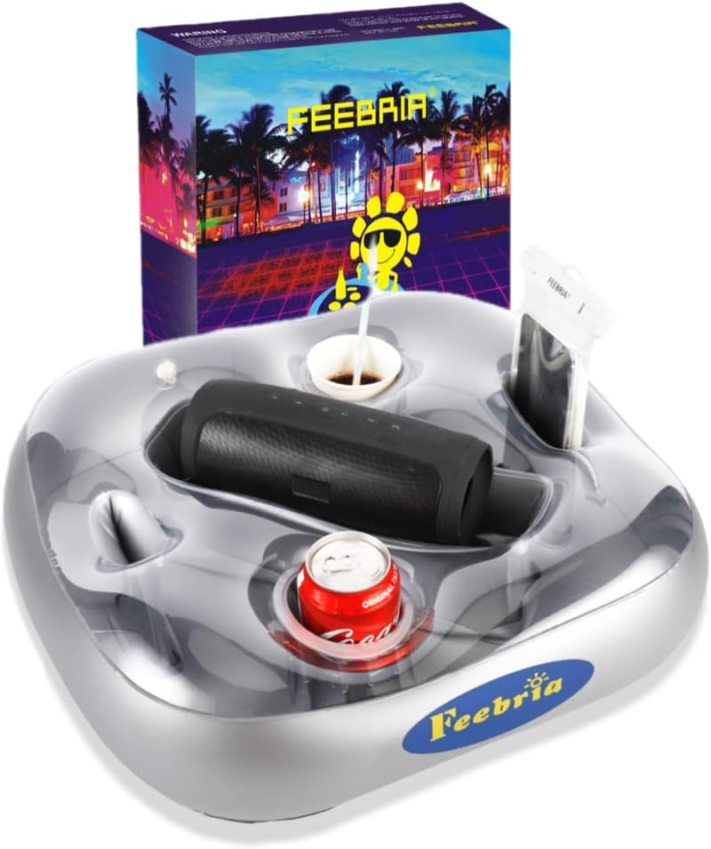 Pool Drink Float Holder for Hot Tub, Beach & Parties