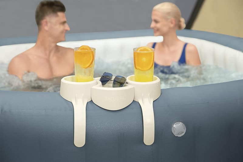 Inflatable Spa Drink Holder Tray for Outdoor Hot Tub