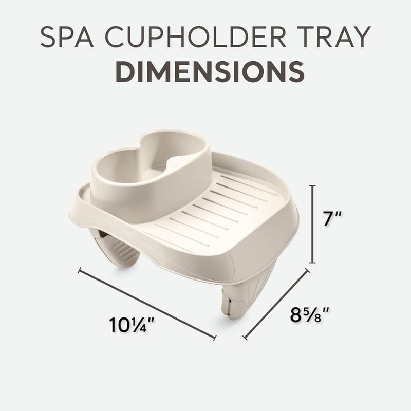 Intex PureSpa Tan Cup Holder for Hot Tub & Pool Drinks