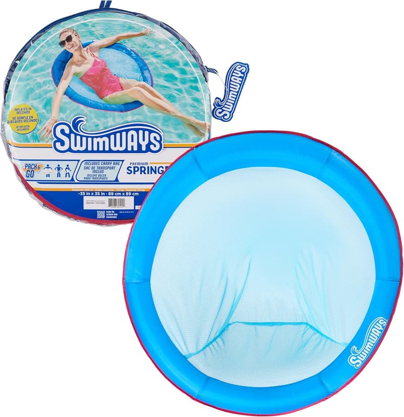 SwimWays Spring Float Papasan Pool Lounger