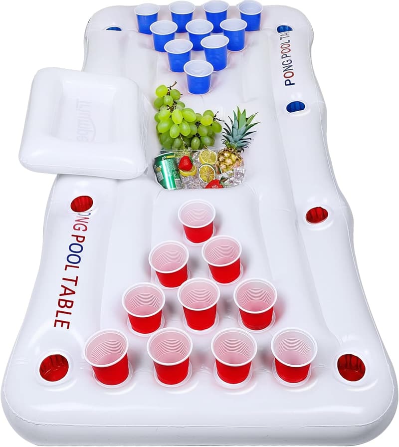 Inflatable 6FT Pool Game Table Float for Adults