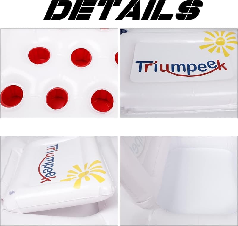 Inflatable 6FT Pool Game Table Float for Adults
