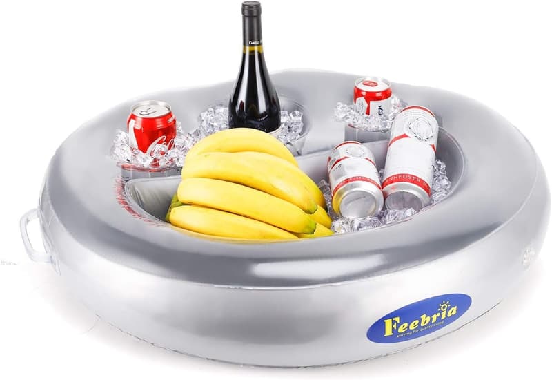 Inflatable Floating Drink Holder for Pool & Hot Tub