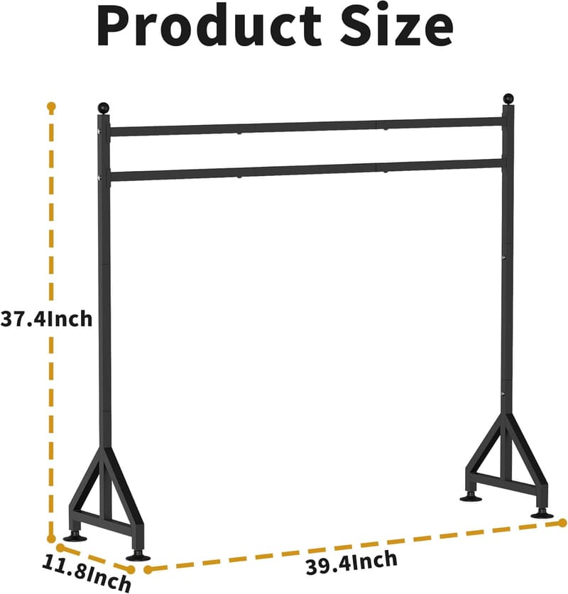Heavy-Duty Freestanding Christmas Stocking Holder Stand with 8 Hooks