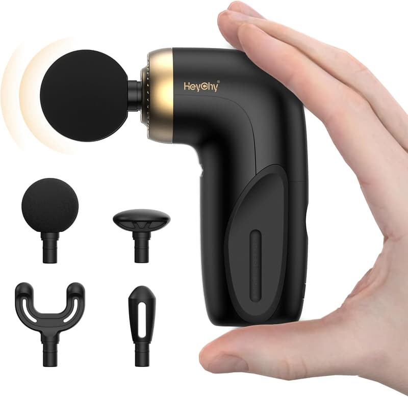 Portable Mini Massage Gun for Deep Tissue Relief - Black
