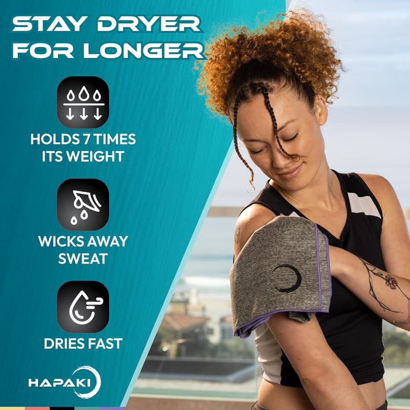 Quick-Dry Microfiber Gym Towels for Men and Women - 5 Pack