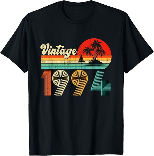 30th Birthday Vintage Retro T-Shirt for Him