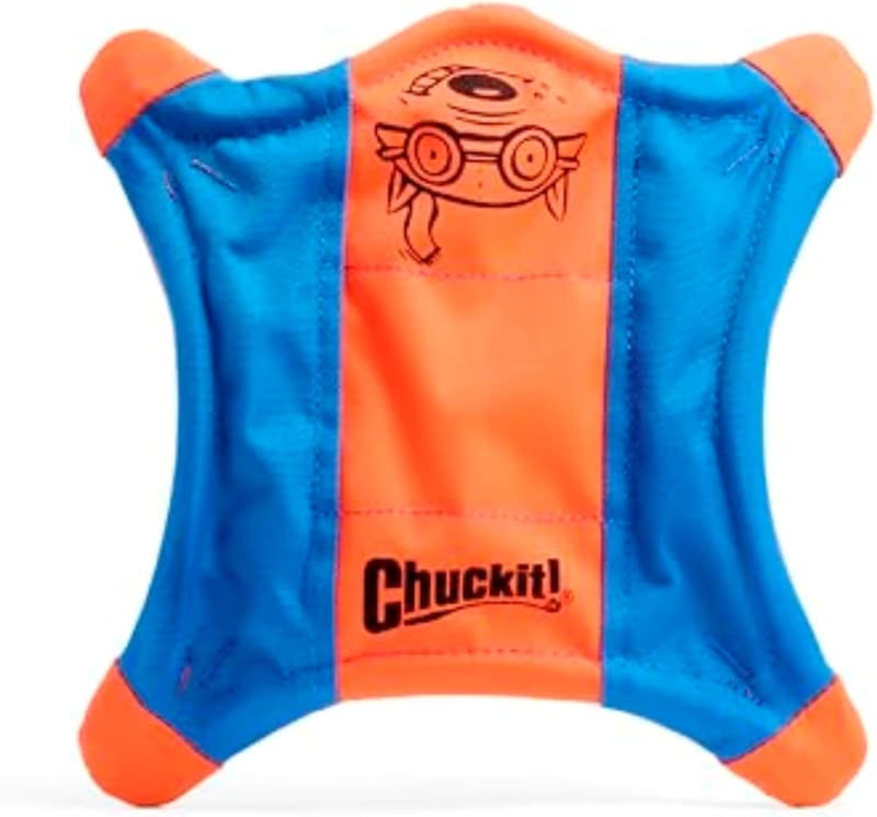 Medium Flying Squirrel Fetch Dog Toy - Water-Friendly Canvas