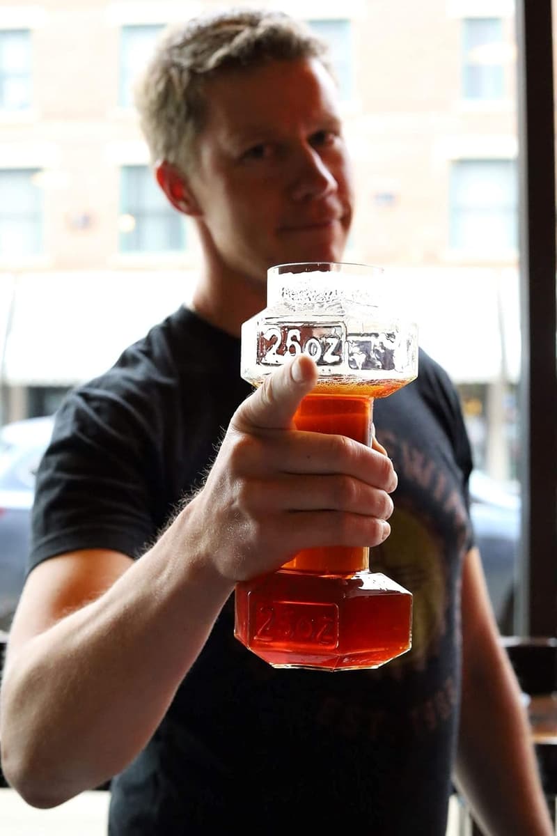 Funny Dumbbell Beer Glasses, 25 oz - Unique Gift for All