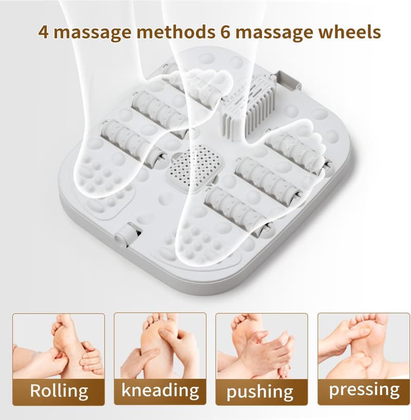 Collapsible Foot Spa Massager with Heat and Temperature Control