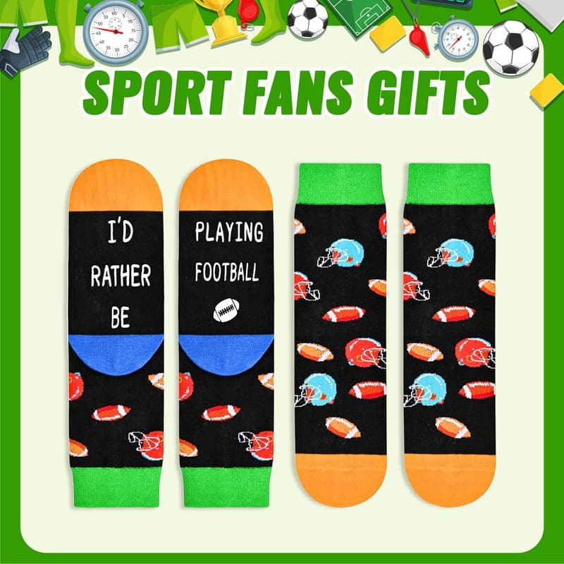 Kids' Sports Socks - Basketball, Baseball, Hockey, Football