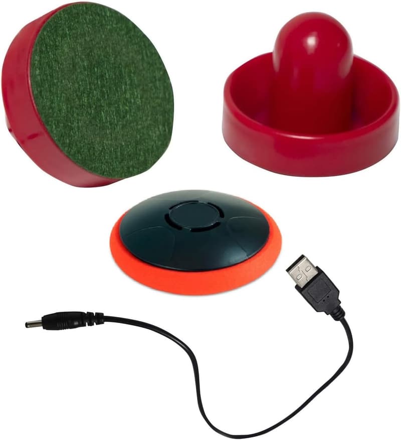 Rechargeable Floating Air Hockey Pucks & Paddles Set