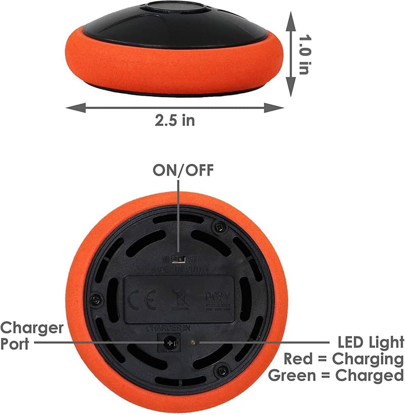 Rechargeable Floating Air Hockey Pucks & Paddles Set