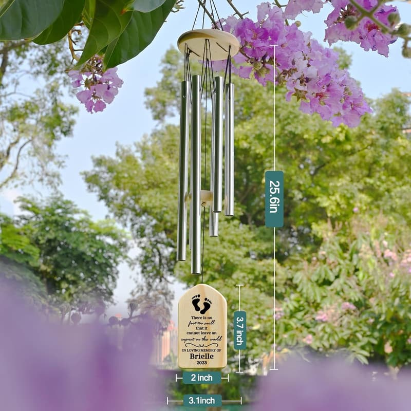 Infant Loss Memorial Wind Chimes - Keepsake Gift