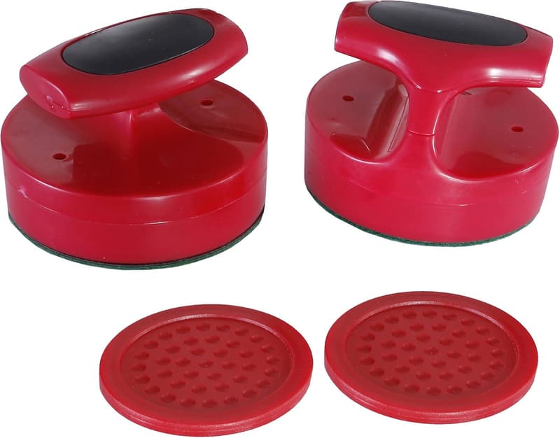 Air Hockey Striker and Puck Set, Red