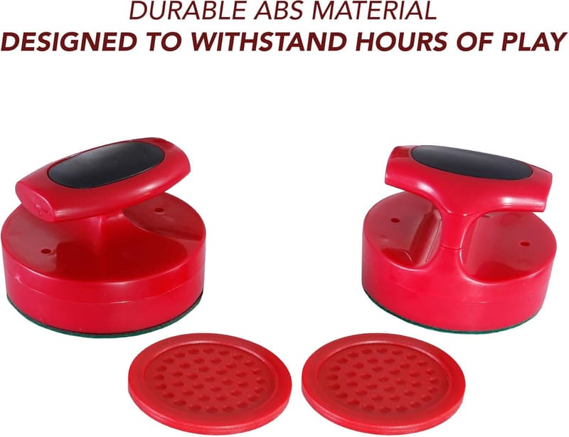 Air Hockey Striker and Puck Set, Red