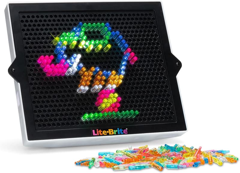 Lite Brite Classic Retro Toy - Educational Art for Kids 4+