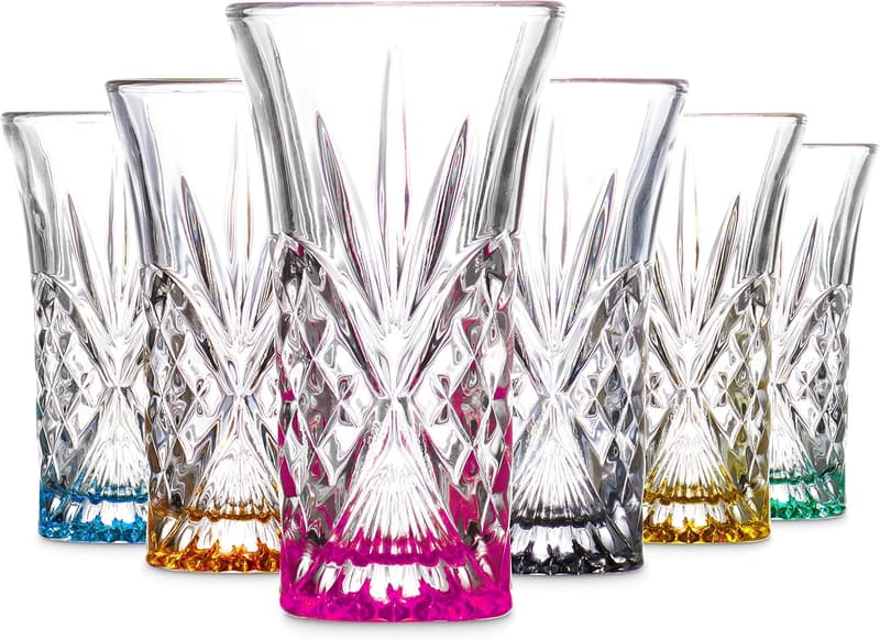 Dublin Crystal Shot Glass Set of 6