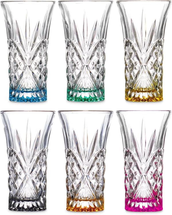 Dublin Crystal Shot Glass Set of 6