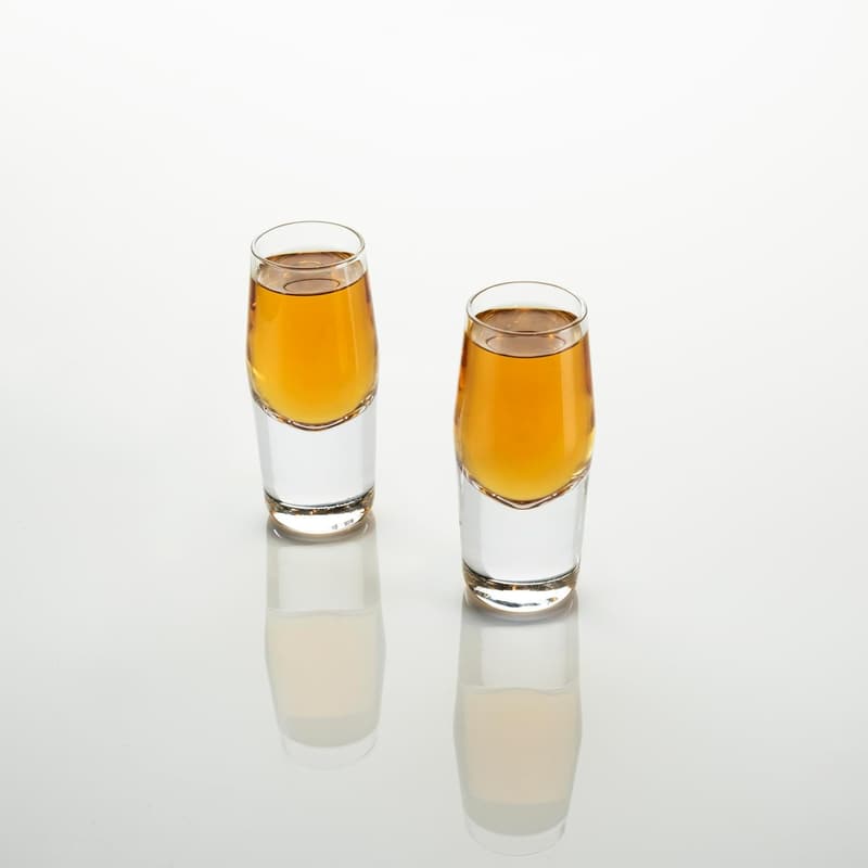 Premium 2 oz Crystal Shot Glasses Gift Set (Set of 2)