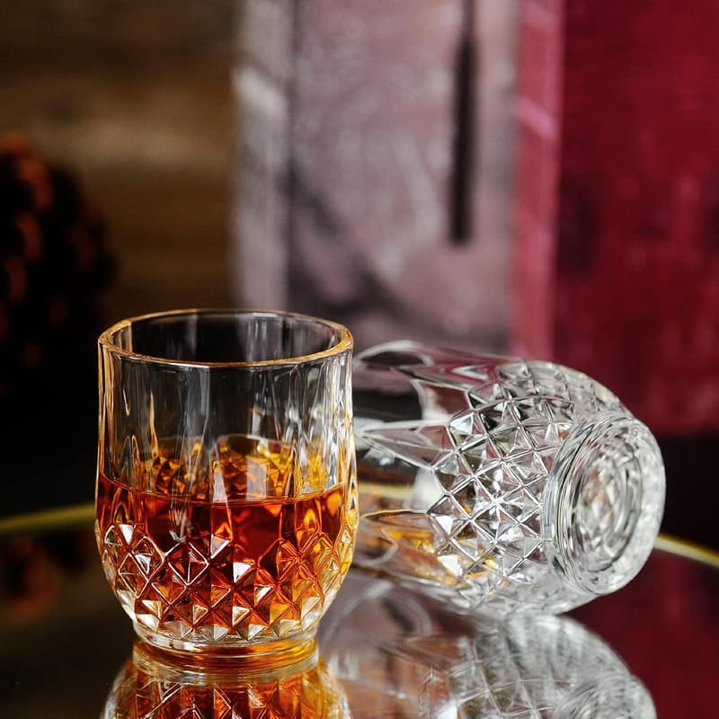6-Pack 3oz Clear Shot Glasses Set for Tasting