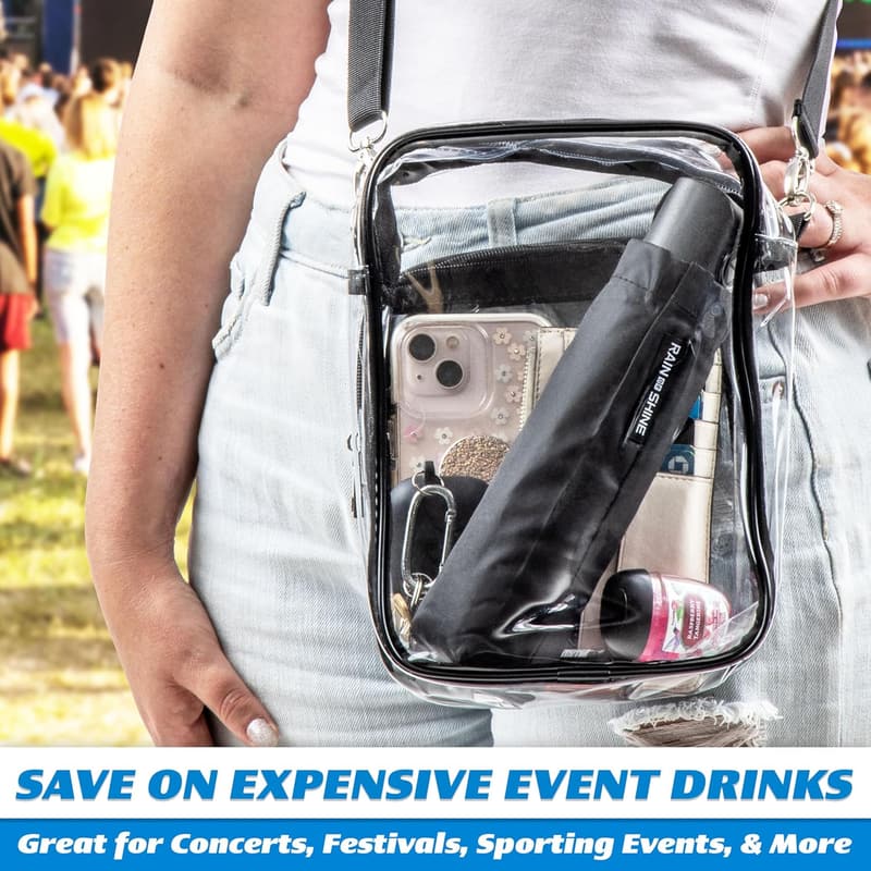 Hidden Alcohol Travel Flasks - GoPong Umbrella Flask 2 Pack