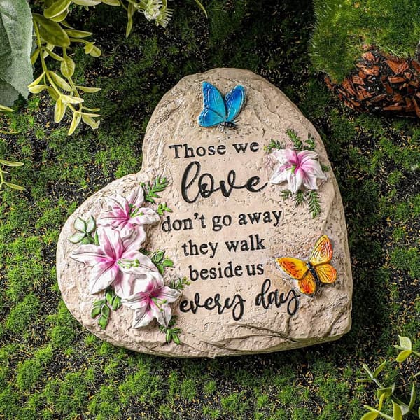 Memorial Garden Stone Sympathy Gift for Loss of Loved One