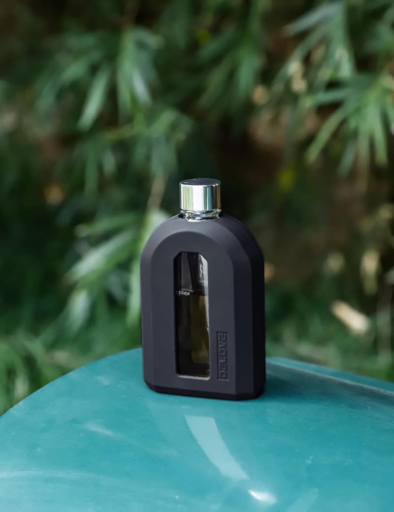 Wedding Party Modern Glass Hip Flask with Silicone Sleeve - 7.5oz