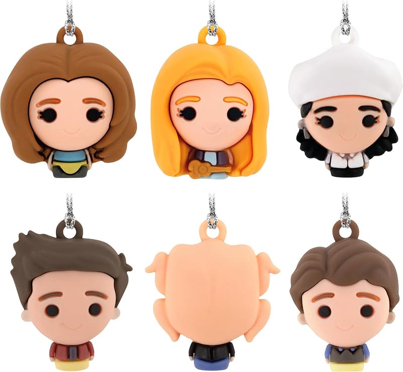 Christmas Miniature Friends Ornaments, Set of 6